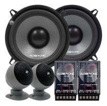 Kit 2 Vias 5 Polegadas Audiophonic Club KC 525 150W RMS HiFi Tweeter Seda 5.25 Kit 2 Vias 5 Polegadas Audiophonic Club KC 525 150W RMS HiFi Tweeter Seda 5.25