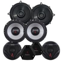 Kit 2 Vias 6 Bomber Upgrade 200w + Par de 5 Bomber Coaxial 100w