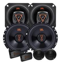 Kit 2 Vias 6 JBL 62VMS80 160W + Par Alto Falantes 4 Triaxiais JBL 4TRMS80 160W Kit 2 Vias 6 JBL 62VMS80 160W + Par Alto Falantes 4 Triaxiais JBL 4TRMS80 160W