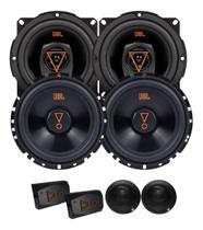 Kit 2 Vias 6 JBL 62VMS80 160W + Par Alto Falantes 5 Triaxiais JBL 5TRMS80 160W