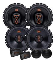 Kit 2 Vias 6 JBL 62VMS80 160W + Par Alto Falantes 6 Triaxiais JBL 6TRMS80 160W Kit 2 Vias 6 JBL 62VMS80 160W + Par Alto Falantes 6 Triaxiais JBL 6TRMS80 160W