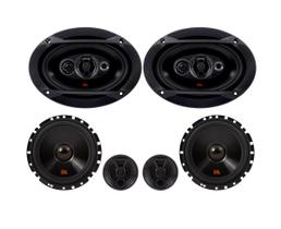 Kit 2 Vias 6 JBL FLEX4 62VFX55 110W + Par de Alto Falantes 6x9 JBL FLEX4 69QDFX110 220W