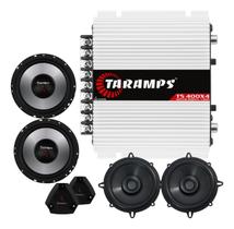 Kit 2 Vias 6 Pol Bomber 200w + Par De 5 100w + Módulo Ts400