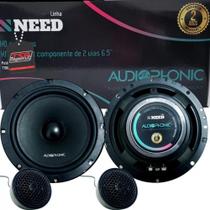 Kit 2 Vias 6,5 Polegadas 55W RMS Need Audiophonic Kit 2 Vias 6,5 Polegadas 55W RMS Need Audiophonic