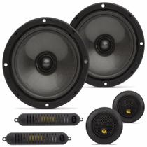 Kit 2 Vias Alto Falante Bravox Black Cs60-Bk 6 130 Rms Cs60B