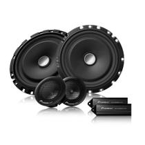 Kit 2-Vias com Alto-Falantes de 170mm (6-3/4") Tweeters Crossover 60W RMS Cada 4 OHMS Pioneer - TS-C1730BR