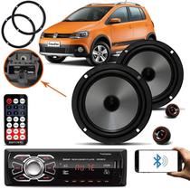 Kit 2 Vias Gol Voyage Saveir G5G6 Fox 6 Pol + Radio KDV.222R