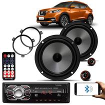 Kit 2 Vias Nissan March Sentra Kicks 6 Pol + Radio KDV.300R Kit 2 Vias Nissan March Sentra Kicks 6 Pol + Radio KDV.300R