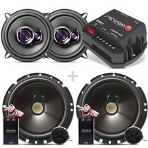 Kit 2 Vias Pioneer + Alto Falantes 5 + Amplificador Stetsom