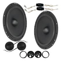 Kit 2 Vias Tweeter Crossover Alto Falante 6 Polegadas 4 Ohms Leson Kit 2 Vias Tweeter Crossover Alto Falante 6 Polegadas 4 Ohms Leson