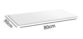 Kit 2 Vidro Expositor Balcão Vitrine Para Loja 80x30 4mm