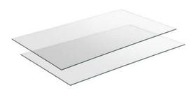 Kit 2 Vidros Expositor Balcão Vitrine Para Loja 50x30 4mm