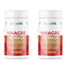 Kit 2 Vinagre De Maçã Ácido Acético 60 Capsulas - Good Vit