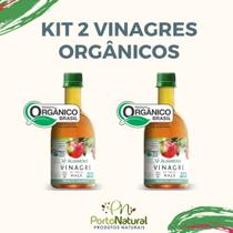 Kit 2 Vinagre de Maçã Orgânico 400ml Natural Almaromi