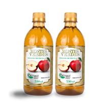 Kit 2 Vinagre De Maçã Orgânico Acidez 5 Montes Verdes 530 ml