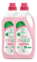 Kit 2 Vinagreen Novo Flores Brancas Amaciante 100% Vegano 2l