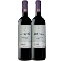 Kit 2 Vinho Aurora Varietal Merlot 750ml