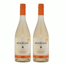 Kit 2 Vinho Branco Chardonnay Marcus James 750ml Vinicula Aurora