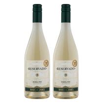 Kit 2 Vinho Branco Suave Riesling Marcus James 750ml Vinicula Aurora