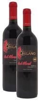 kit 2 VINHO FINO TINTO SECO CHILENO CHILANO Red Blend 750ML