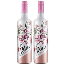 Kit 2 Vinho Frisante Relax Rosé Vinicula Garibaldi 750ml Serra Gaúcha