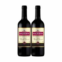 Kit 2 Vinho Halberth Tinto Bordo suave 750ml