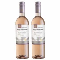Kit 2 Vinho Italiano Rosé Pinot Grigio Mezzacorona Trentino 2020