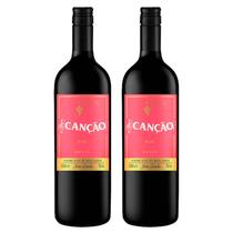 Kit 2 Vinho Rose Suave Canção 750ml Rosado - Serra Gaúcha