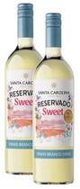 kit 2 Vinho Santa Carolina Branco Suave 750ml