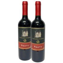 Kit 2 Vinho Tinto Chileno Suave Casa Del Fuego 750ml