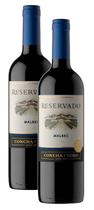 kit 2 Vinho Tinto Concha Y Toro Reservado Malbec 750ml