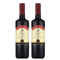 Kit 2 Vinho Tinto Seco Merlot Granja União 750ml Vinicula Garibaldi Kit 2 Vinho Tinto Seco Merlot Granja União 750ml Vinicula Garibaldi