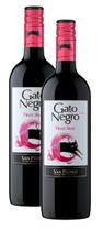 Kit 2 Vinho Tinto Seco Pinot Noir Gato Negro San Pedro 750Ml