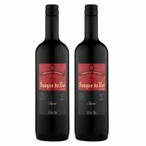 Kit 2 Vinho Tinto Seco Sangue de Boi 750ml - Serra Gaúcha