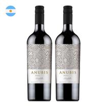 Kit 2 Vinhos Anubis Malbec Tinto Argentina 750ml