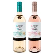 Kit 2 Vinhos Belight Casillero Del Diablo Sauvignon Blanc e Rosé 750ml