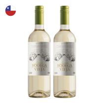 Kit 2 Vinhos Bodega Vieja Suave Branco Chile 750ml