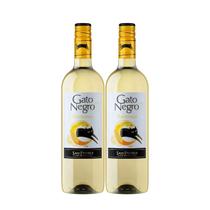 Kit 2 Vinhos Branco Chardonnay Gato Negro 750 Ml