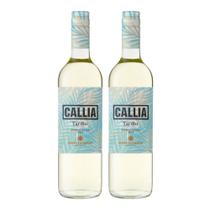 Kit 2 Vinhos Callia Tardio Blanco Dulce Branco Argentina 750ml