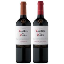 Kit 2 Vinhos Casillero Del Diablo Carmenere e Cabernet Sauvignon 750ml