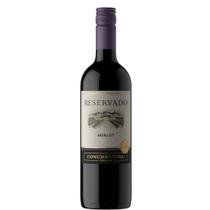 Kit 2 Vinhos Chileno Tinto Reservado Santa Carolina Merlot 2023 750ml