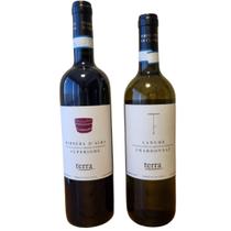 Kit 2 vinhos clavesana barbera dalba e chardonnay doc italia