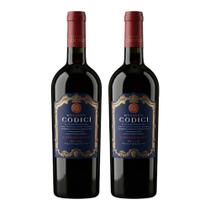 Kit 2 Vinhos Codici Masserie Negroamaro Tinto Itália 750ml