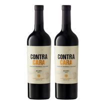 Kit 2 Vinhos Contracara Malbec Tinto Argentina 750ml