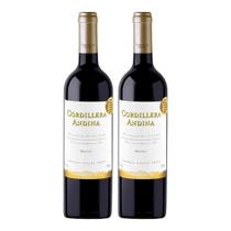 Kit 2 Vinhos Cordillera Andina Merlot Tinto Chile 750ml - Viña de Aguirre