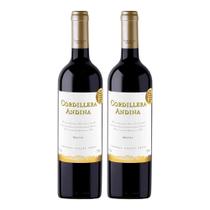 Kit 2 Vinhos Cordillera Andina Merlot Tinto Chile 750ml