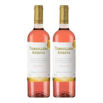 Kit 2 Vinhos Cordillera Andina Syrah Rosé Chile 750ml
