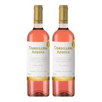 Kit 2 Vinhos Cordillera Andina Syrah Rosé Chile 750ml