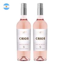 Kit 2 Vinhos Crios Malbec Rosé Argentina 750ml