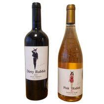 Kit 2 vinhos dirty rabbit e pink rabbit pays doc igp frança